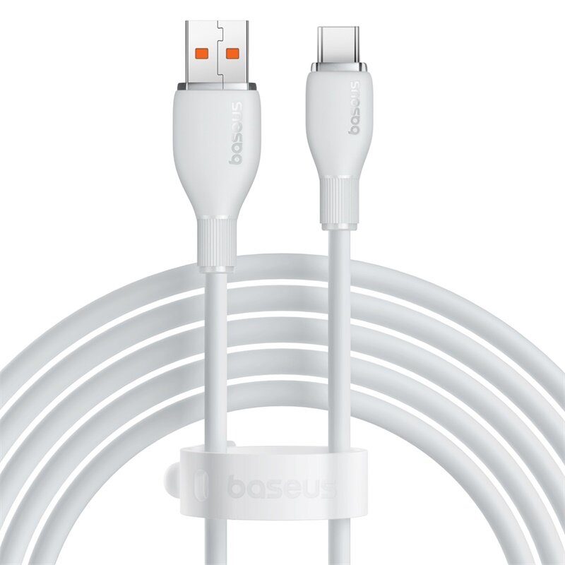

Кабель USB-USB Type-C, быстрая зарядка, 6А, 100 Вт, 2 м, белый, Baseus Stellar (P10355703221-01)
