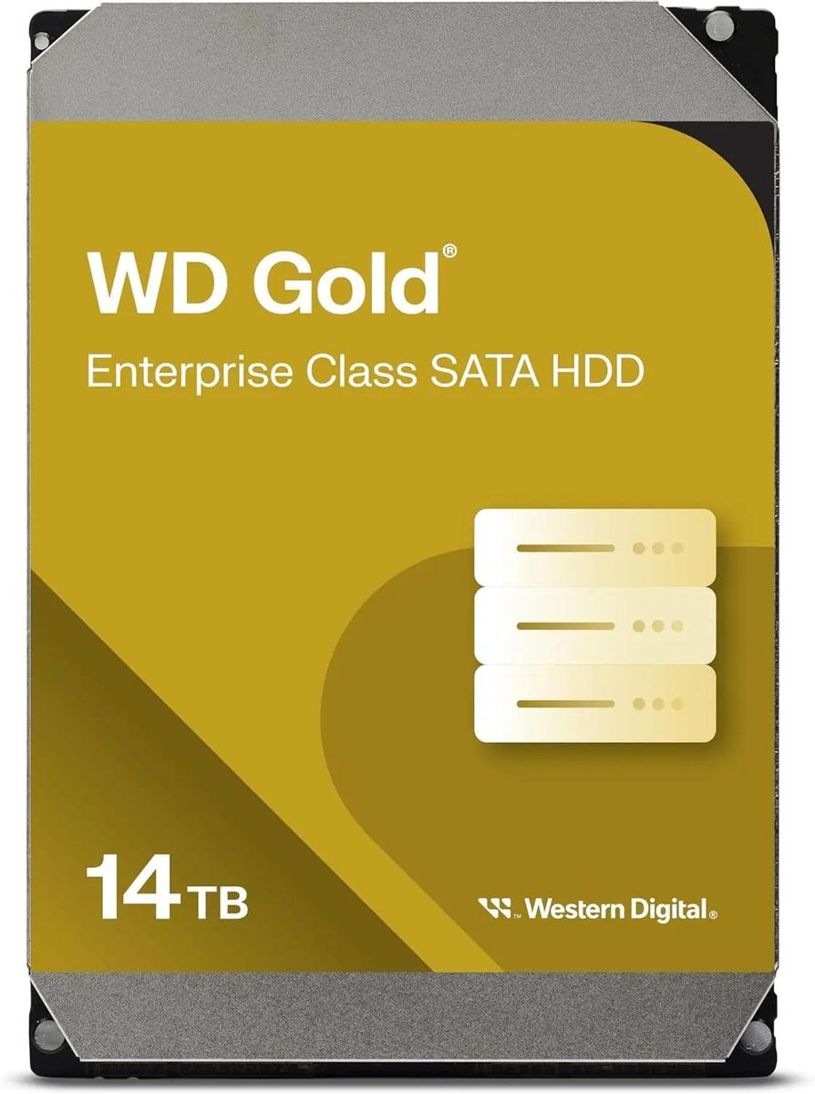 

Жесткий диск (HDD) Western Digital 14Tb Gold, 3.5", 7.2K, 512Mb, SATA3 (WD142KRYZ)