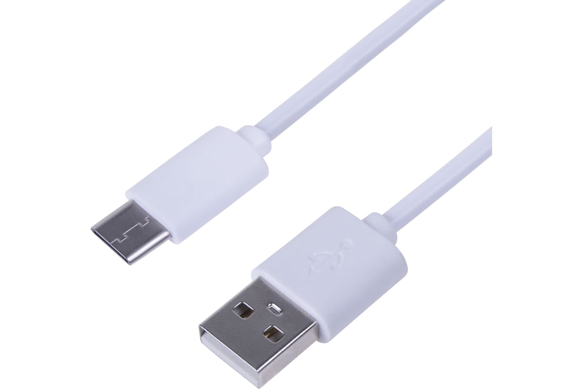 

Кабель USB 2.0(Am)-USB 3.1 Type-C(m), 5А, 1 м, белый, REXANT (18-1881-1)