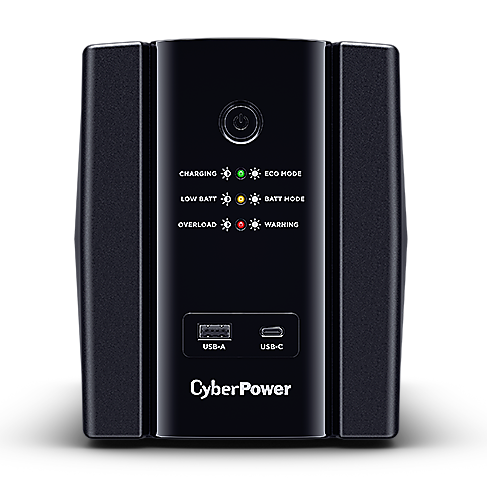 ИБП CyberPower UT1500EG, 1500 В·А, 900 Вт, черный (UT1500EG)