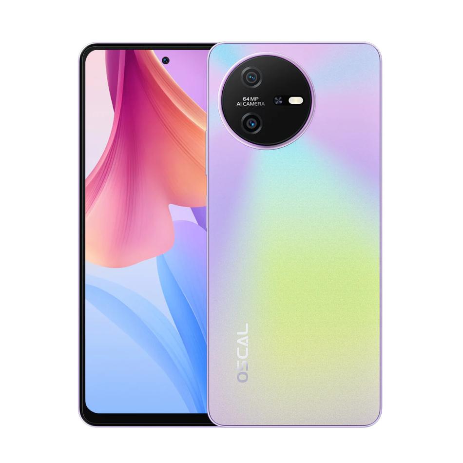 

Смартфон Oscal Tiger 12, 6.78" 2460x1080 IPS, MediaTek Helio G99, 8Gb RAM, 128Gb, 3G/4G, Wi-Fi, BT, 2xCam, 2-Sim, 5000 мА⋅ч, USB Type-C, Android 13, фиолетовый, Tiger 12