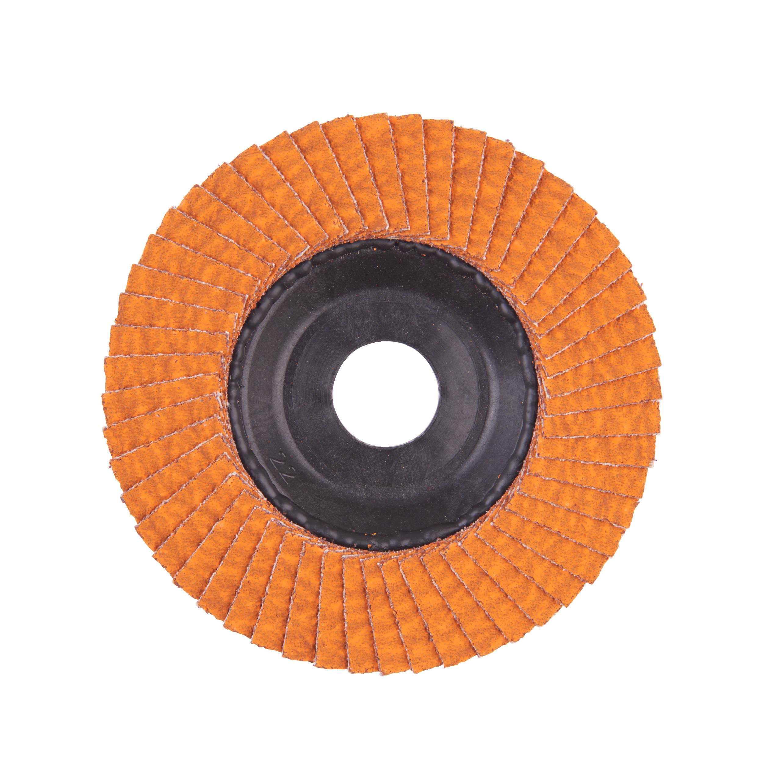 

Диск шлифовальный лепестковый Milwaukee CERA TURBO SLC50 ⌀11.5 см x 22.2мм, P60, 1 шт., по нержавеющей стали (4932472229), CERA TURBO SLC50