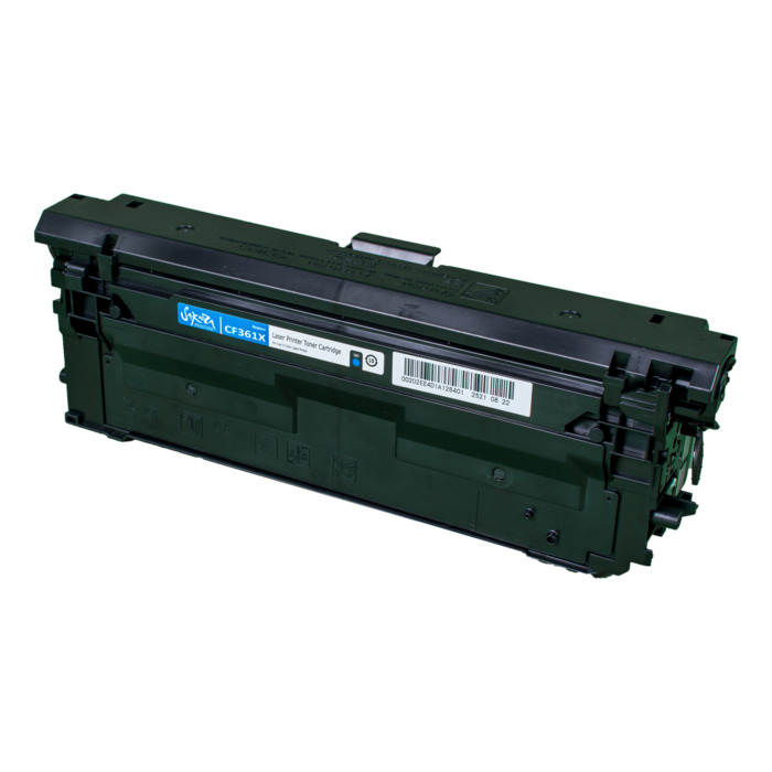 

Картридж лазерный Sakura SACF361X (CF361X), голубой, 9500 страниц, совместимый для Color LaserJet Enterprise M552d/M553n/553x/553dn