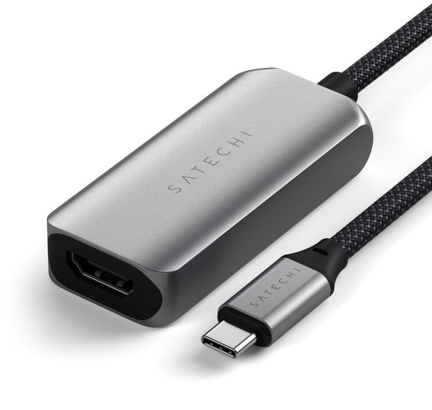 

Кабель-переходник (адаптер) USB Type-C(m)-HDMI(19F) v2.0b 4K/8K, серый Satechi (ST-AC8KHM)