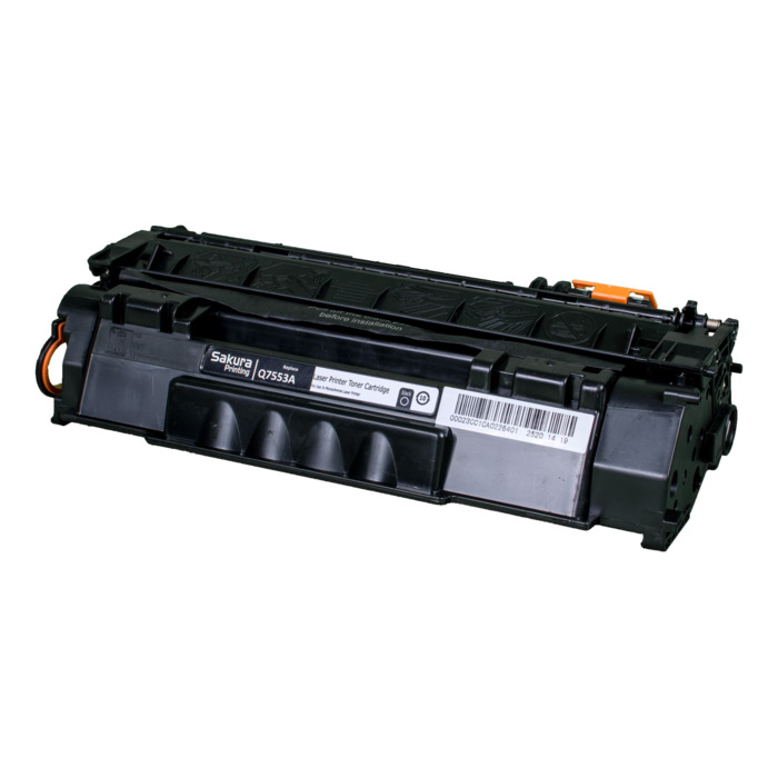 

Картридж лазерный Sakura SAQ7553A (Q7553A), черный, 3000 страниц, совместимый для LaserJet P2011/P2012/P2013/P2014/P2015/M2717