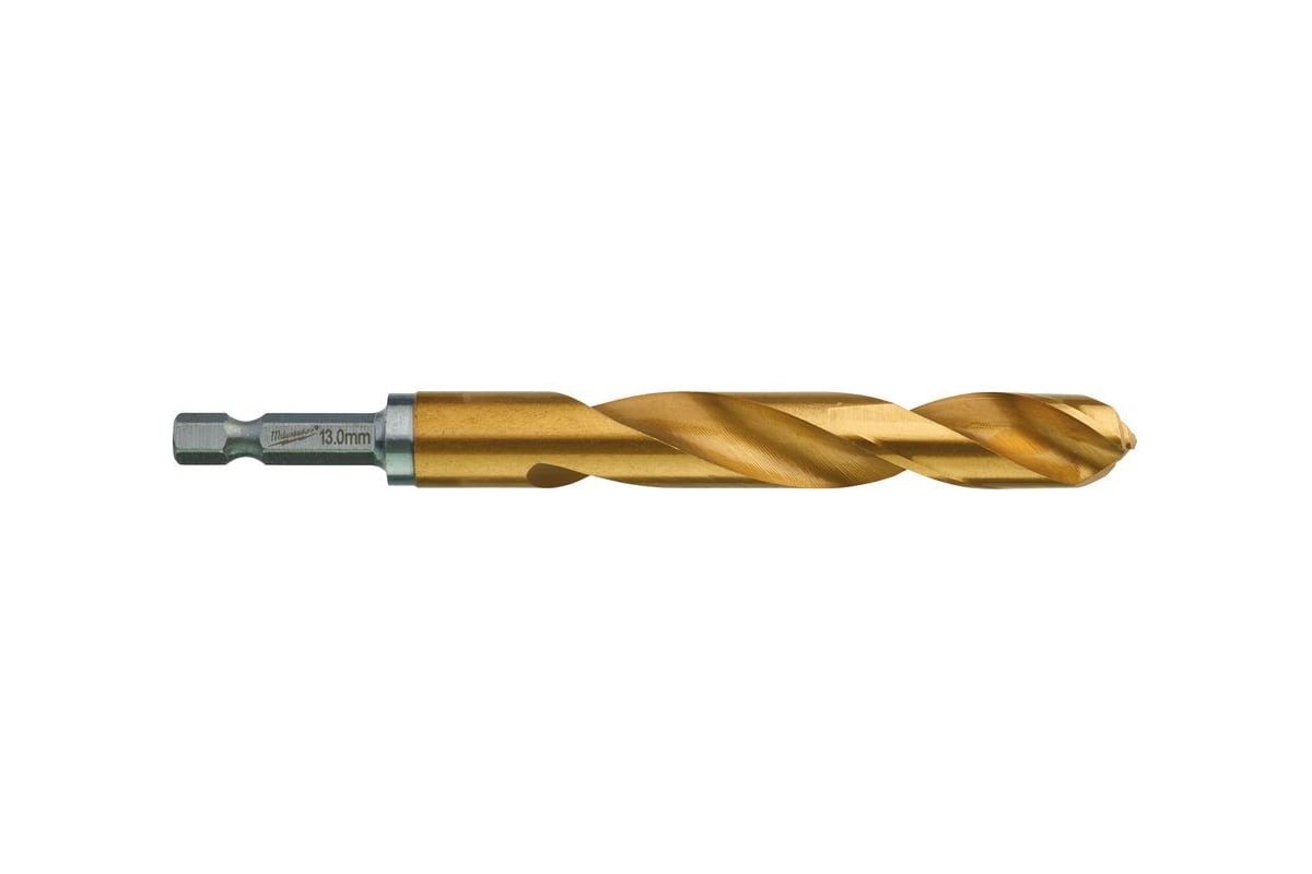 

Сверло ⌀13 мм x 130 мм/85 мм, HSS-G TiN, по металлу, Milwaukee RedHex, 1 шт. (48894729)