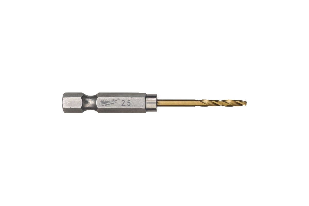

Сверло ⌀2.5 мм x 62 мм/19 мм, HSS-G TiN, по металлу, Milwaukee RedHex, 10 шт. (4932478175)