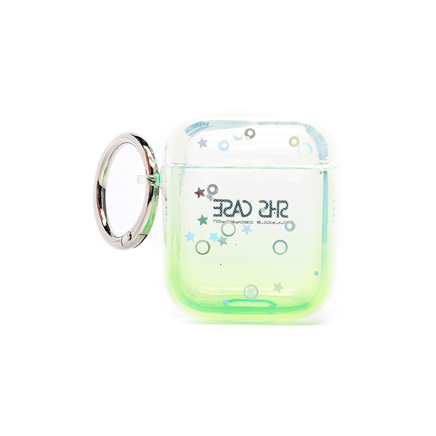 

Чехол PCP11 для кейса Apple AirPods/AirPods 2, зеленый (230450), -