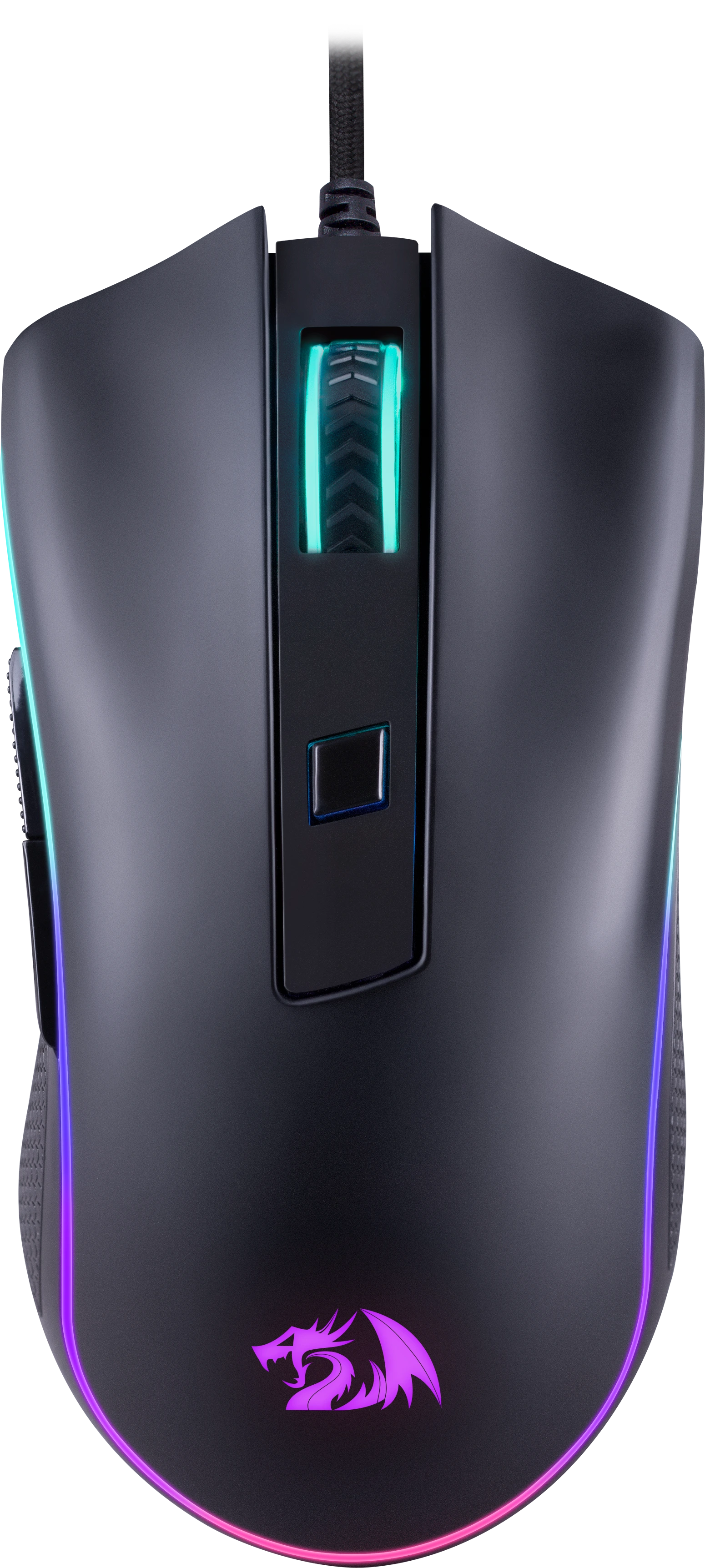 

Мышь проводная Redragon Cypher, 12800dpi, оптическая светодиодная, USB, черный (72075), Cypher