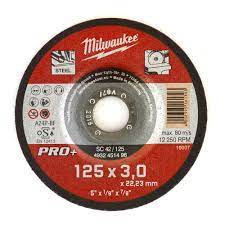 

Диск отрезной Milwaukee SC41 PRO+ ⌀125 мм x 3 мм x 22.2 мм, прямой, по металлу, 1 шт. (4932451492), SC41