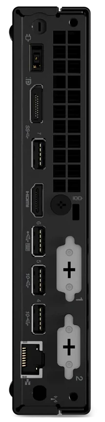 

Неттоп Lenovo ThinkCentre M70q Gen 4, Intel Core i5 13100T 2.5 ГГц, 8Gb RAM, 256Gb SSD, Wi-Fi, BT, без ОС, черный (12E30023RU), M70q Gen 4