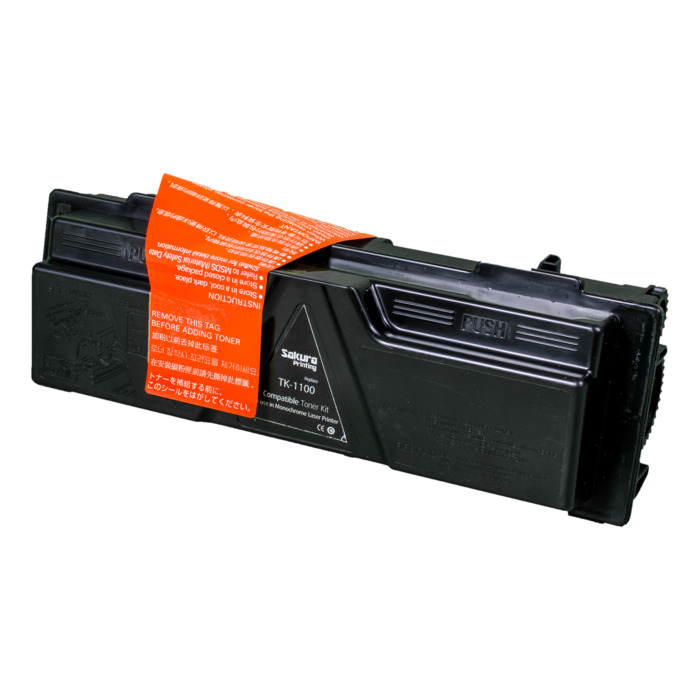 

Картридж лазерный SAKURA SATK1100 (TK1100), черный, 2100 страниц, совместимый, для Kyocera SF-1110/1024/1124MFP