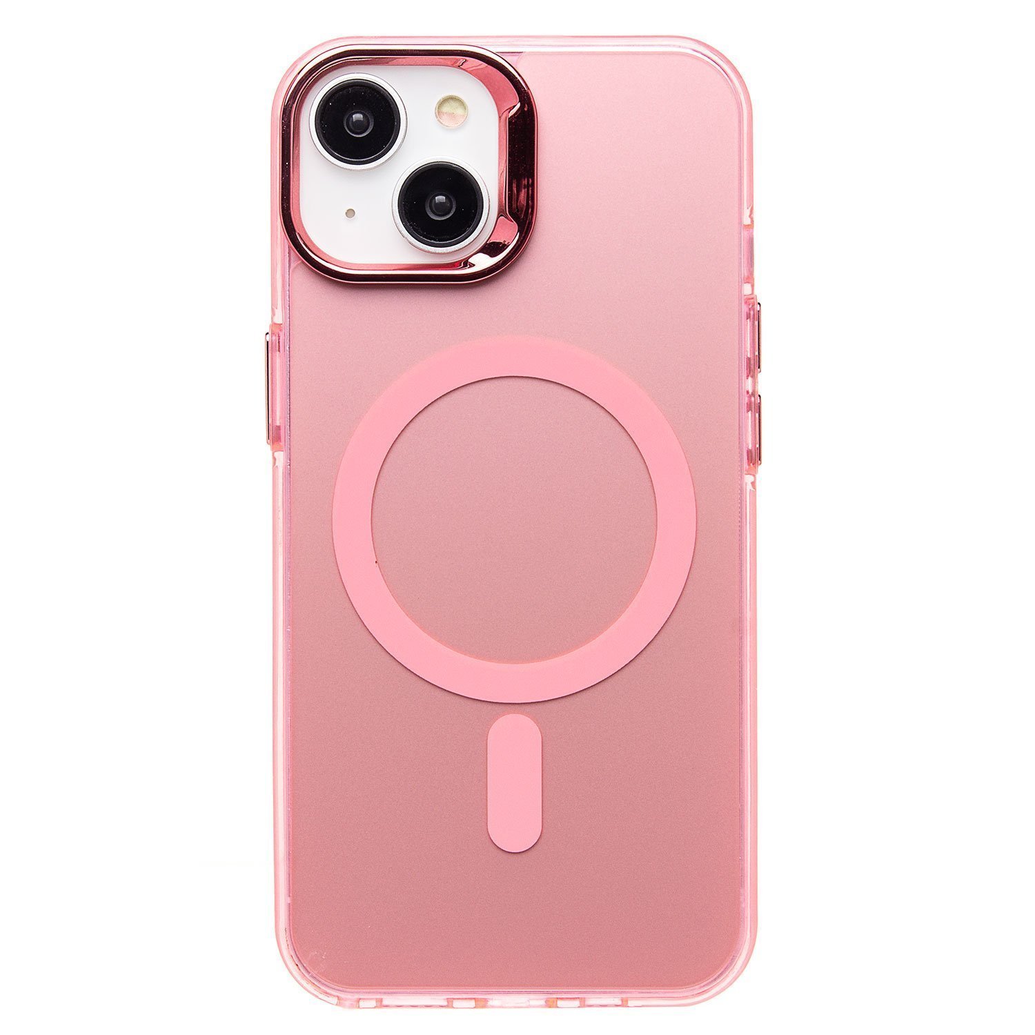 Чехол-накладка SM025 SafeMag для смартфона Apple iPhone 14/iPhone 13, розовый