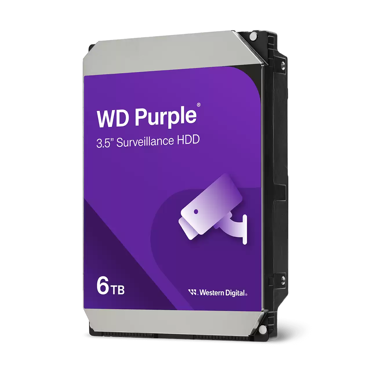 

Жесткий диск (HDD) Western Digital 6Tb Purple Surveillance, 3.5", 5640 об/мин, 256Mb, SATA3 (WD63PURZ)