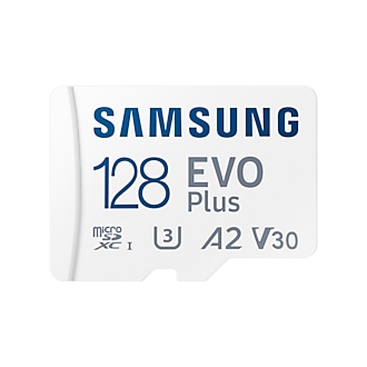 Карта памяти 128Gb microSDXC Samsung EVO Plus UHS-I U3 V30 A2 + адаптер (MB-MC128SA/APC)