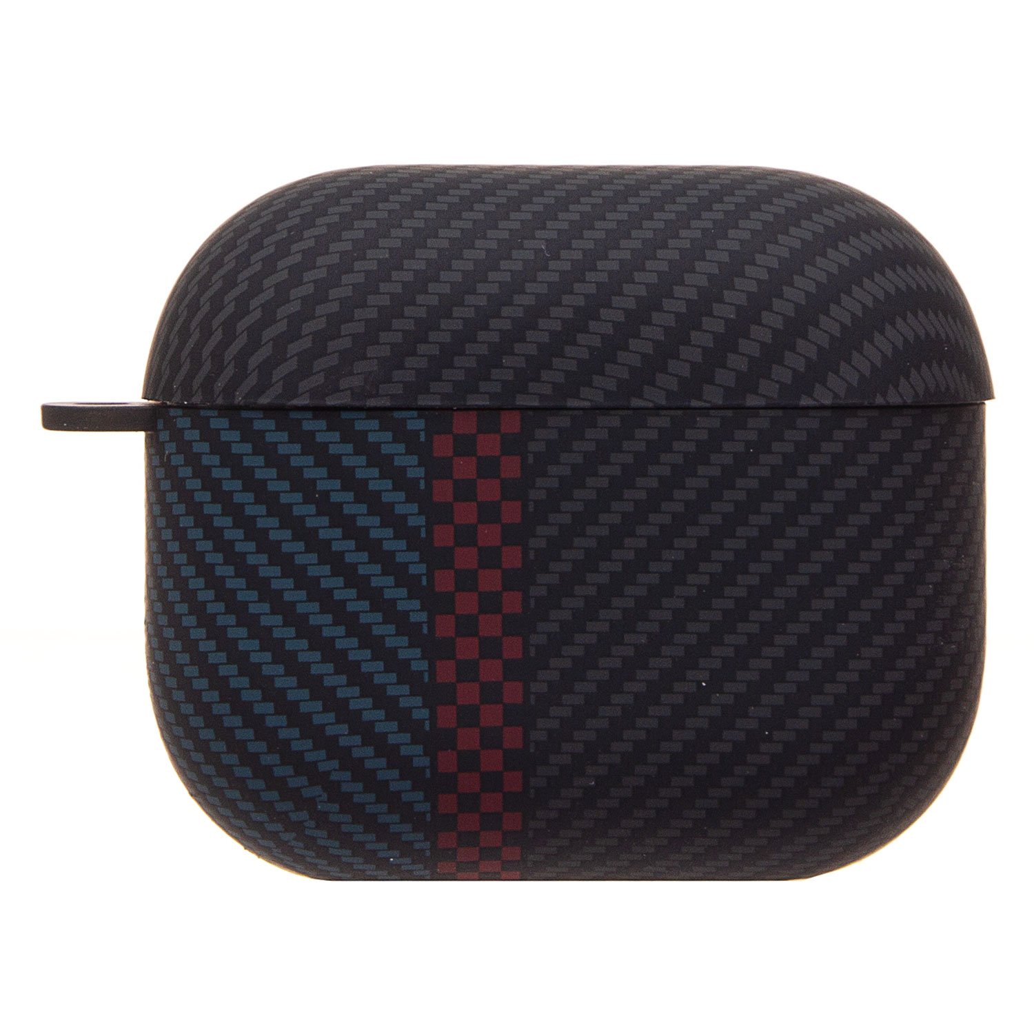 Чехол Luxo для Apple AirPods (3-го поколения), черный/синий (231015)