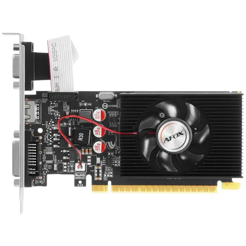 

Видеокарта AFOX NVIDIA GeForce GT 730 LP, 2Gb DDR3, 128 бит, PCI-E, VGA, DVI, HDMI, Retail (AF730-2048D3L6), LP