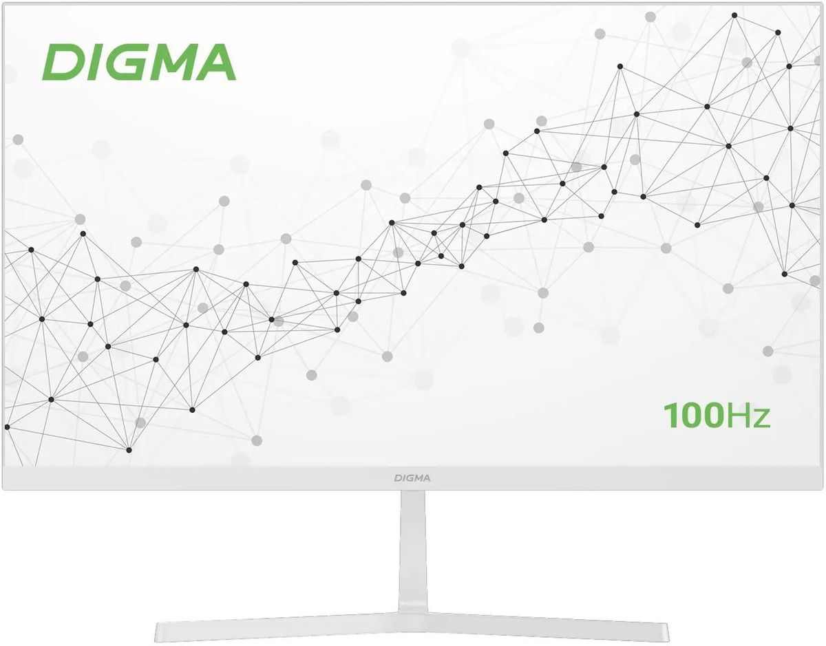 

Монитор 21.5" Digma Progress 22A502F VA, 1920x1080 (16:9), 250кд/м2, 100 Гц, 5 мс, 178°/178°, VGA, HDMI, DisplayPort, белый (DM22VB04), 22A502F