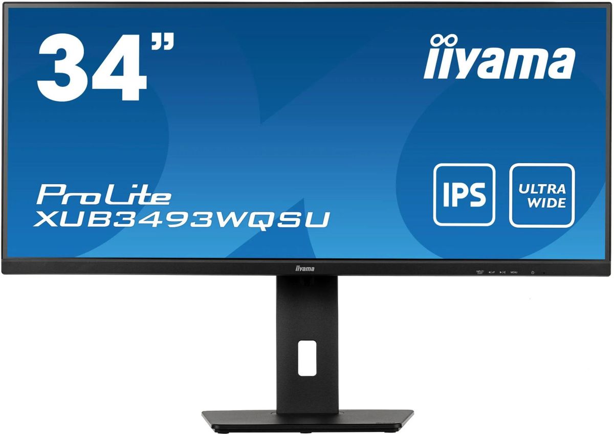 

Монитор 34" Iiyama ProLite XUB3493WQSU-B5 IPS, 3440x1440 (5:4), 400кд/м2, 4 мс, 178°/178°, HDMI, DisplayPort, USB-Hub, черный (XUB3493WQSU-B5), XUB3493WQSU-B5