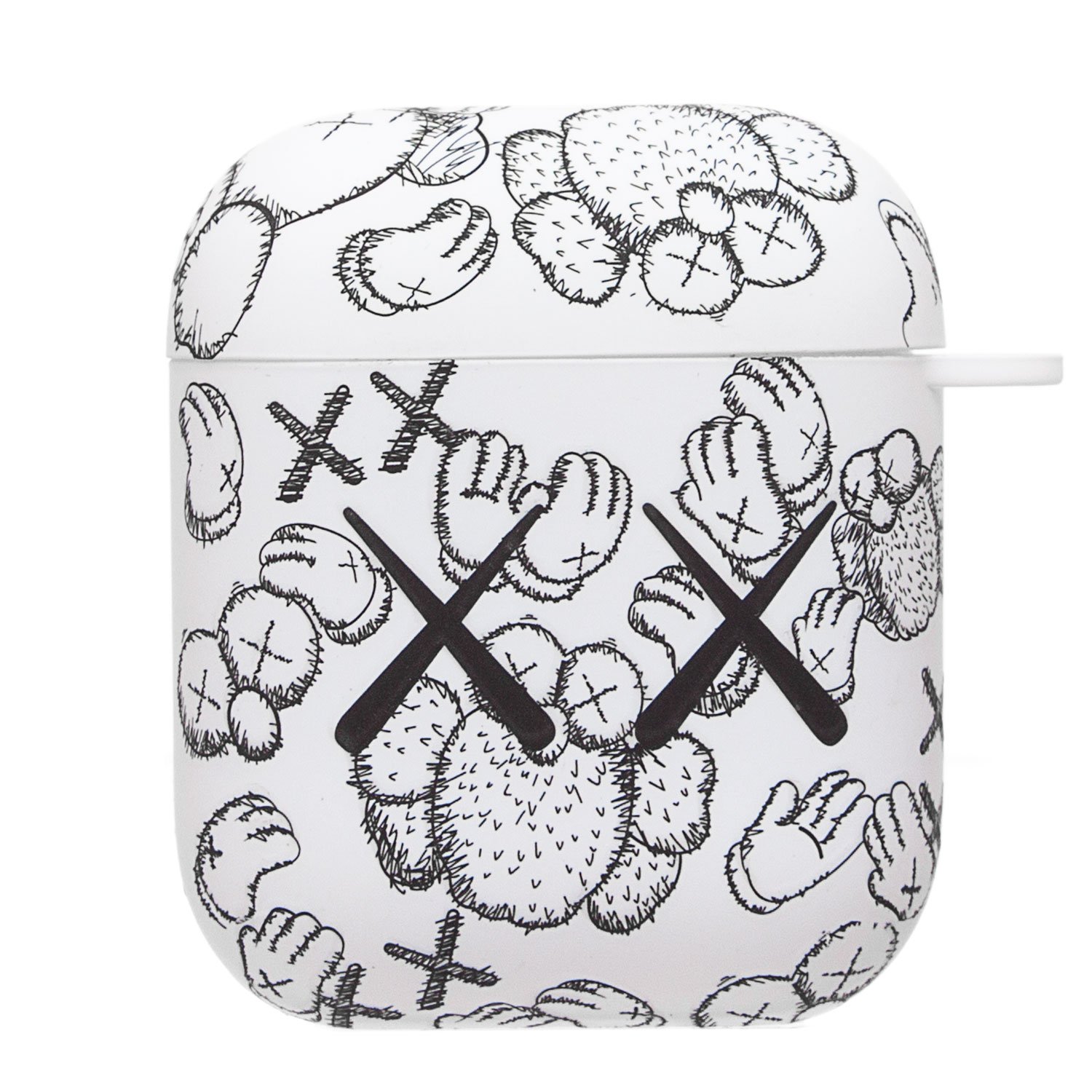 

Чехол Luxo Creative для кейса Apple AirPods/AirPods 2, белый (230991), -