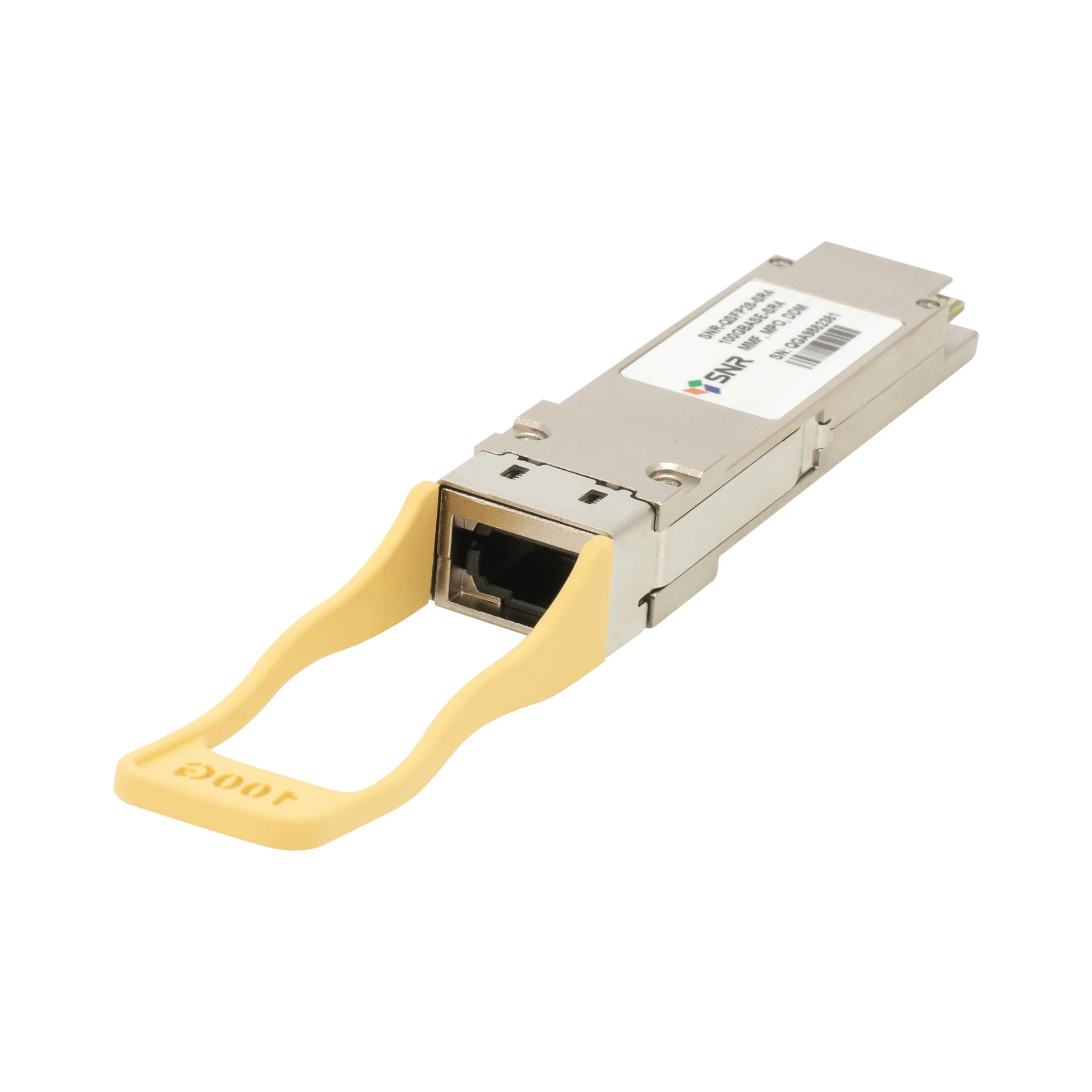 

Модуль QSFP28 SNR SNR-QSFP28-SR4, 100 м, MPO, Tx:850 нм, Rx:850 нм, 100 Гбит/с, MM, одинарный (SNR-QSFP28-SR4), SNR-QSFP28-SR4