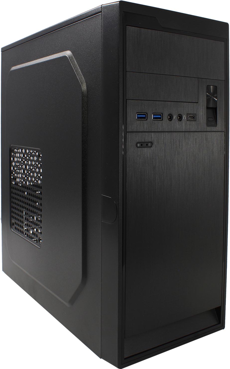 Корпус Powerman SV511C mATX Mini-Tower 2xUSB 30 USB Type-C черный 450 Вт 6178440 5475₽