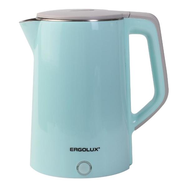 

Чайник электрический Ergolux PRO ELX-KS12-C13 1.8л. 2.2 кВт, пластик/нержавеющая сталь, голубой (15330), ELX-KS12-C13