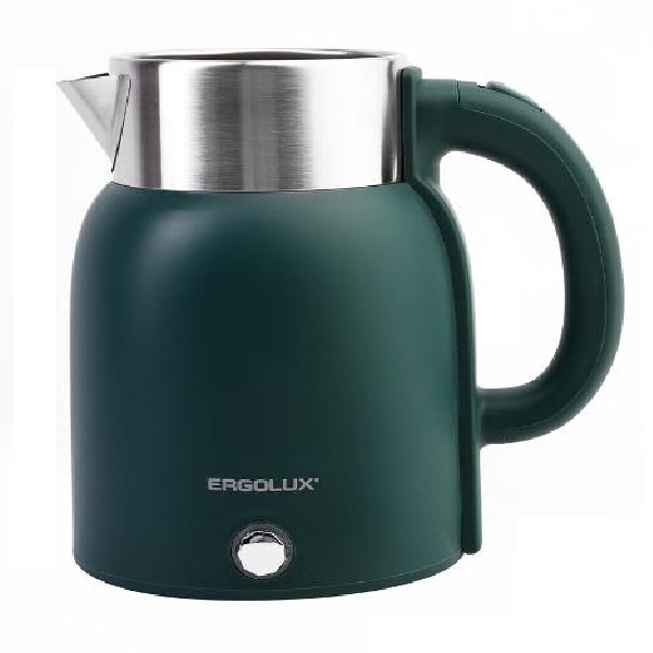 

Чайник электрический Ergolux PRO ELX-KS13-C05 1.6л. 2 кВт, пластик/нержавеющая сталь, зеленый (15331), ELX-KS13-C05
