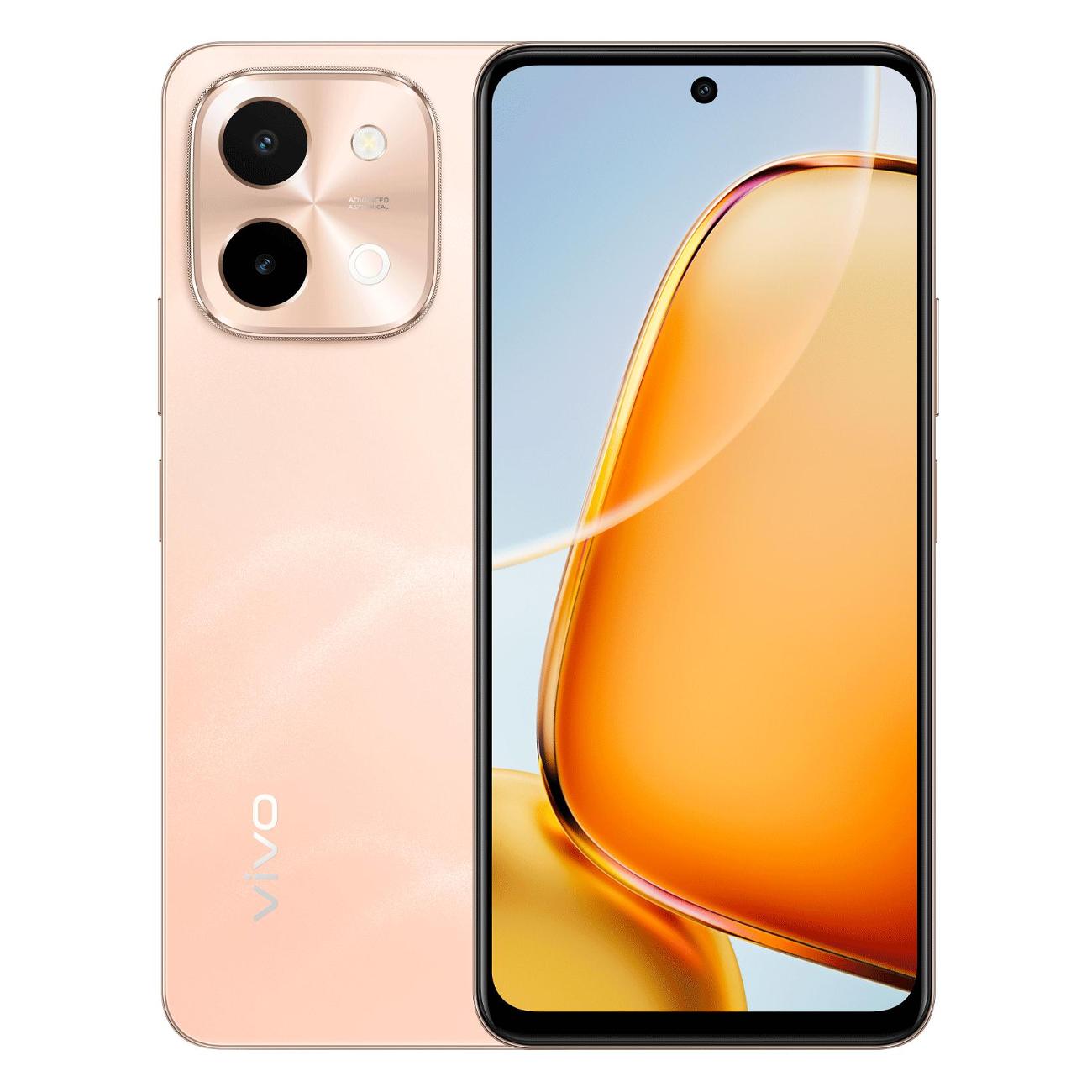 

Смартфон Vivo Y28, 6.68" 1608x720 IPS, MediaTek Helio G85, 8Gb RAM, 256Gb, 3G/4G, NFC, Wi-Fi, BT, 2xCam, 2-Sim, 6000 мА⋅ч, USB Type-C, Android 14, розовое золото, Y28