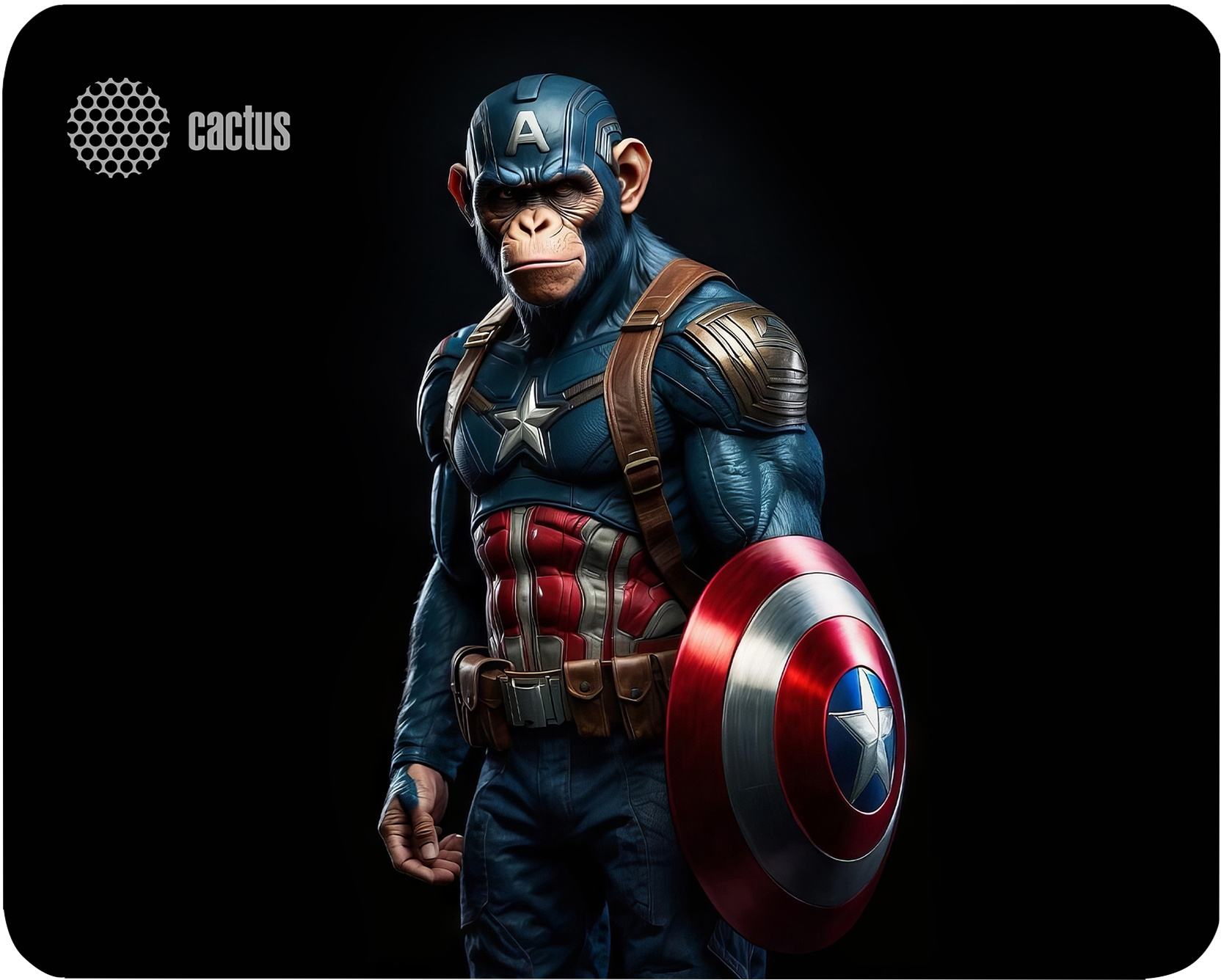 

Коврик для мыши Cactus Captain America, 250x200x3мм, принт (CS-MP-D08S), Captain America