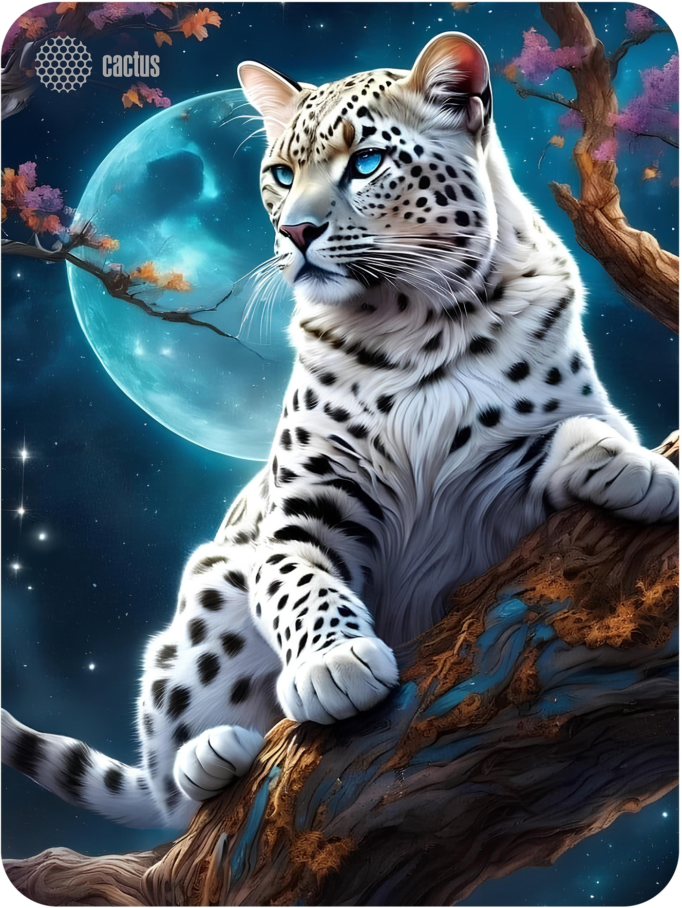 

Коврик для мыши Cactus Snow Leopard, игровой, 400x300x3мм, принт (CS-MP-PRO16XL), Snow Leopard