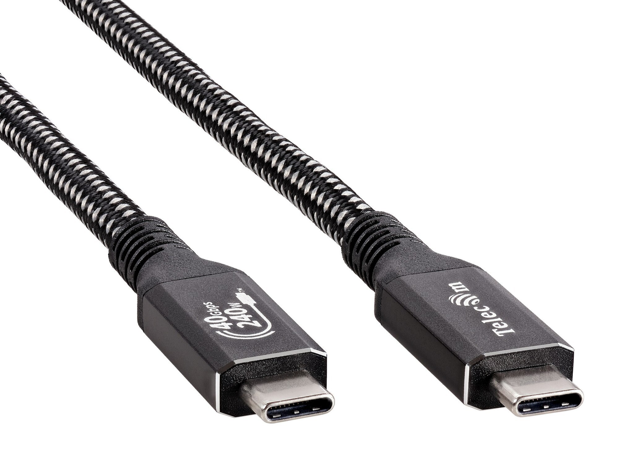 

Кабель USB Type-C-USB Type-C, экранированный, быстрая зарядка, 240 Вт, 3 м, черный, Telecom TUS840 (TUS840-3M), TUS840