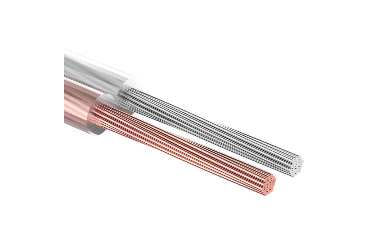 

Кабель акустический Rexant SILICON, 2x1 мм², медь, 100 м, прозрачный (01-6305)
