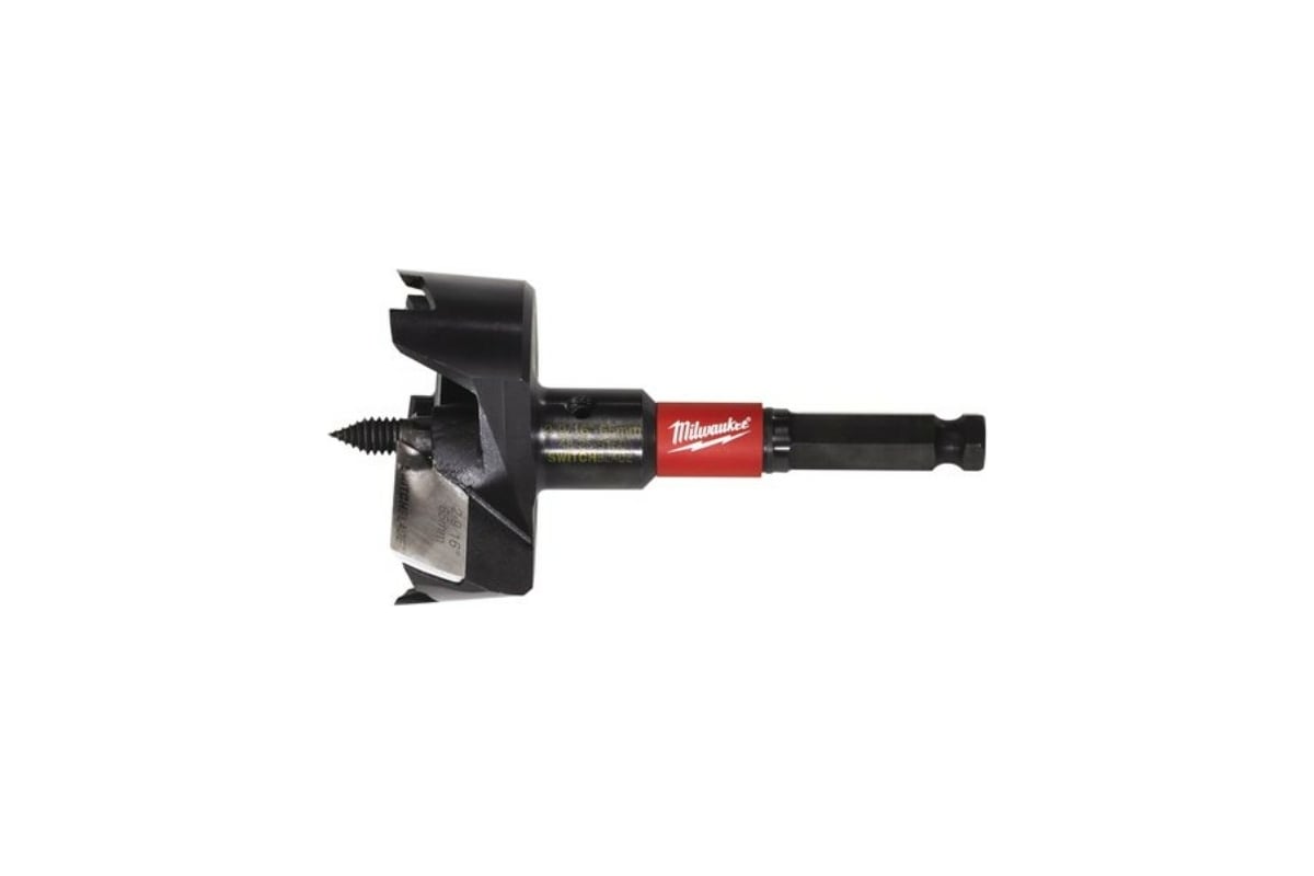

Сверло Форстнера ⌀65 мм x 80 мм, по дереву, Milwaukee Switchblade, 1 шт. (4932479502)