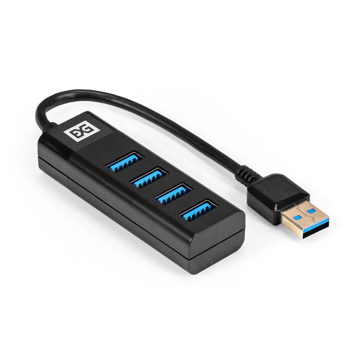 

USB-концентратор Exegate DUB-4TP, 4xUSB 3.0, черный (EX296925RUS), DUB-4TP