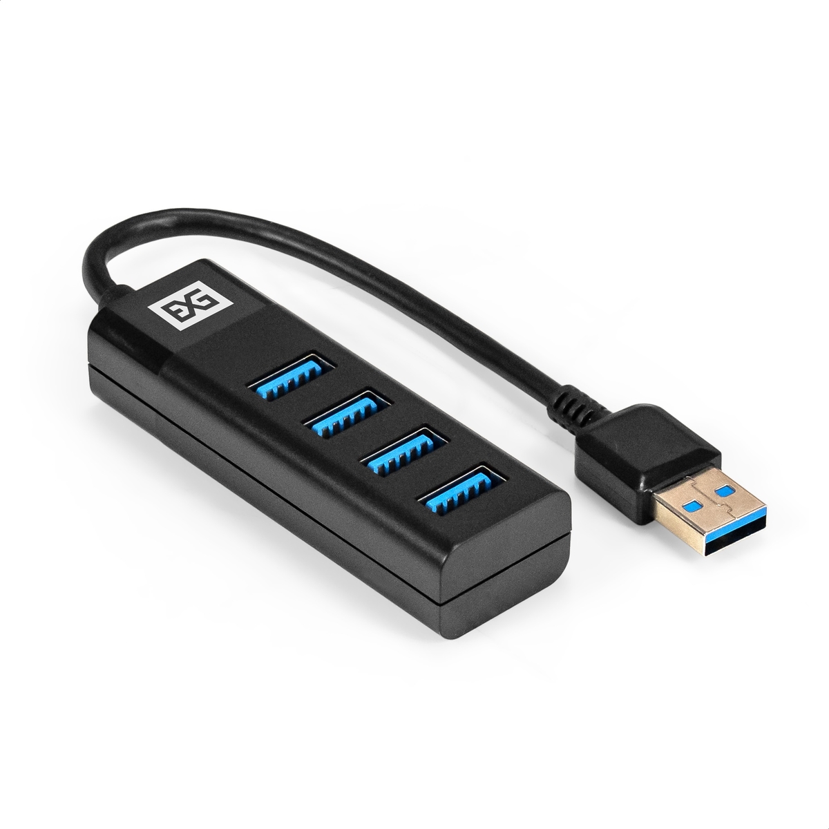 USB-концентратор Exegate DUB-4TP, 4xUSB 3.0, черный (EX296925RUS)