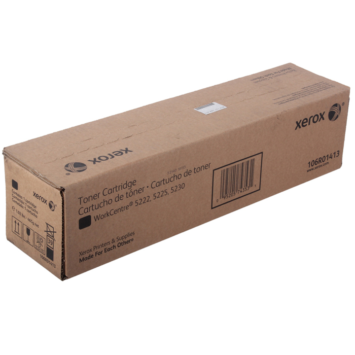 

Картридж лазерный Xerox 106R01413, черный, 20000 страниц, оригинальный для Xerox WorkCentre 5222, 5225/5230, 106R01413
