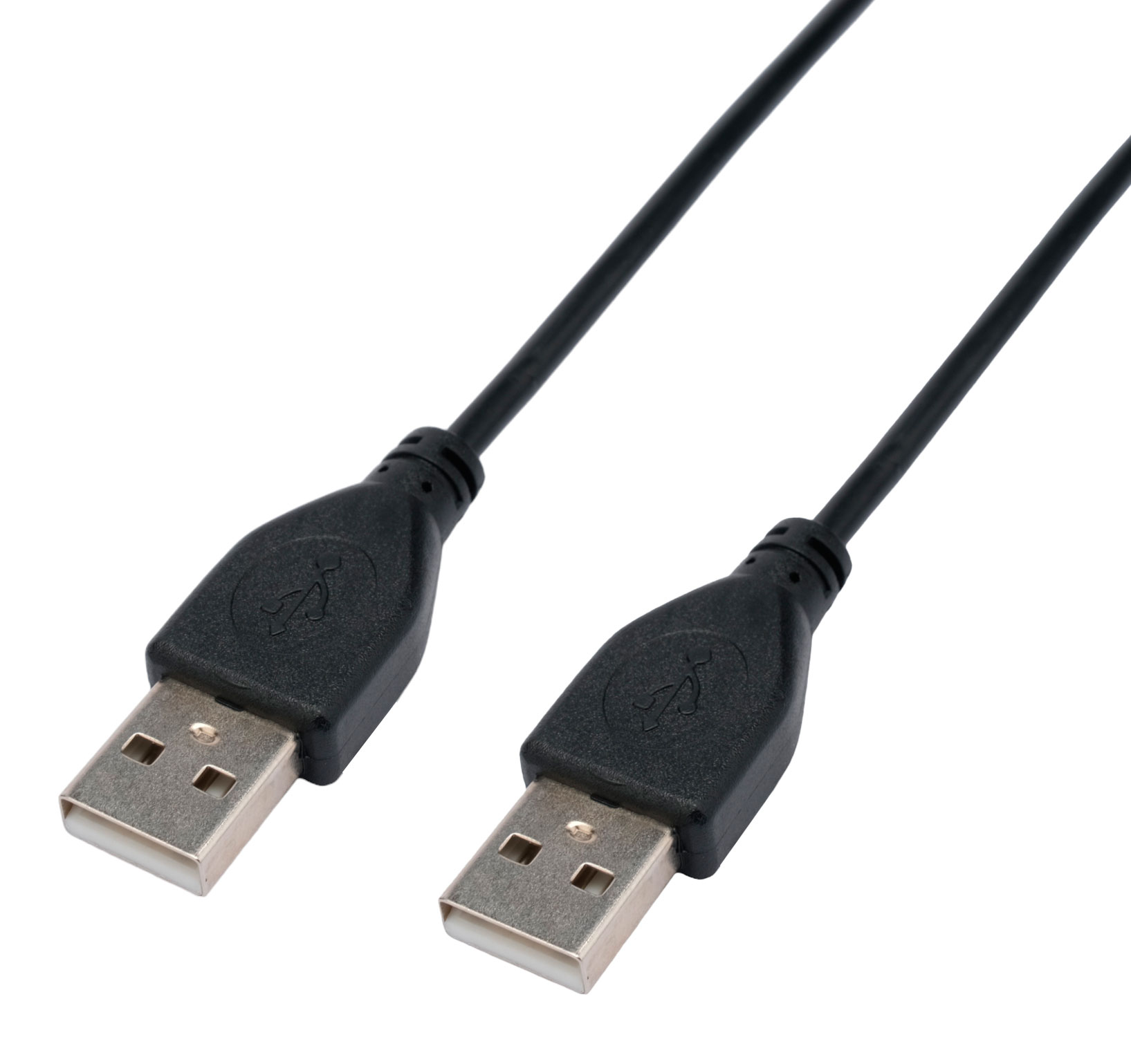 Кабель USB 2.0(Am)-USB 2.0(Am), 3 м, черный, Cablexpert Pro