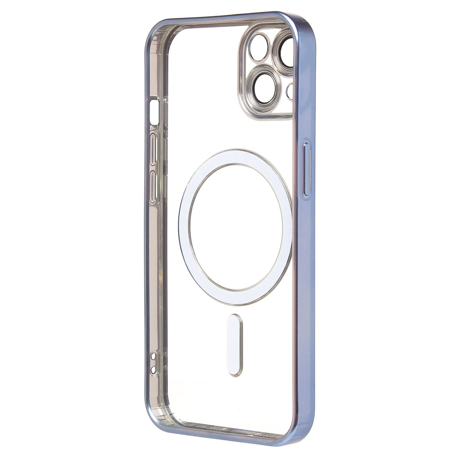Чехол-накладка SM027 SafeMag для смартфона Apple iPhone 13, синий
