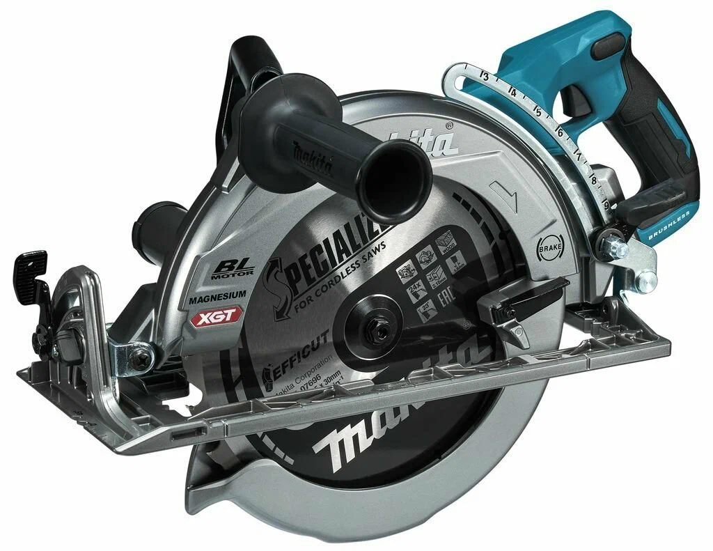 

Дисковая пила Makita RS002GZ, 4000 об/мин, диаметр диска 26 см, аккумуляторная Li-Ion 40 В, поставляется без аккумуляторов и зарядного устройства (RS002GZ), RS002GZ