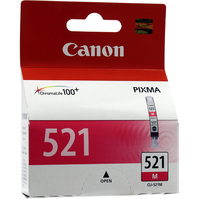 Картридж Canon CLI-521M (2935B004), пурпурный