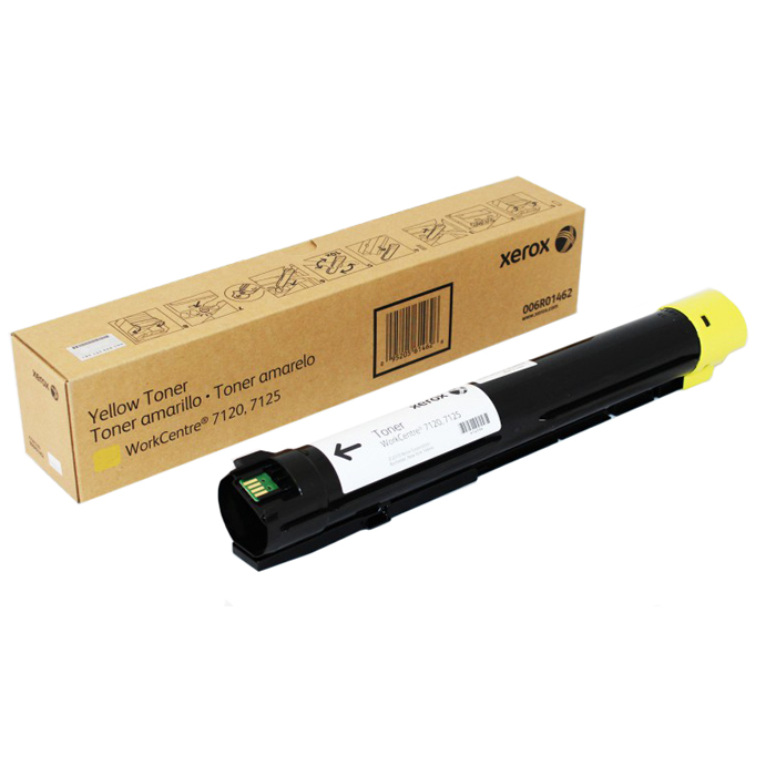 

Картридж лазерный Xerox 006R01462, желтый, 15000 страниц, оригинальный для Xerox WorkCentre 7120/7125, 006R01462