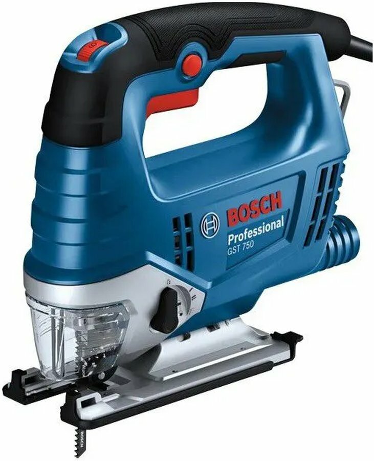 Электролобзик Bosch GST 750, 520 Вт, маятниковый ход, регулировка частоты хода (06015B4121)