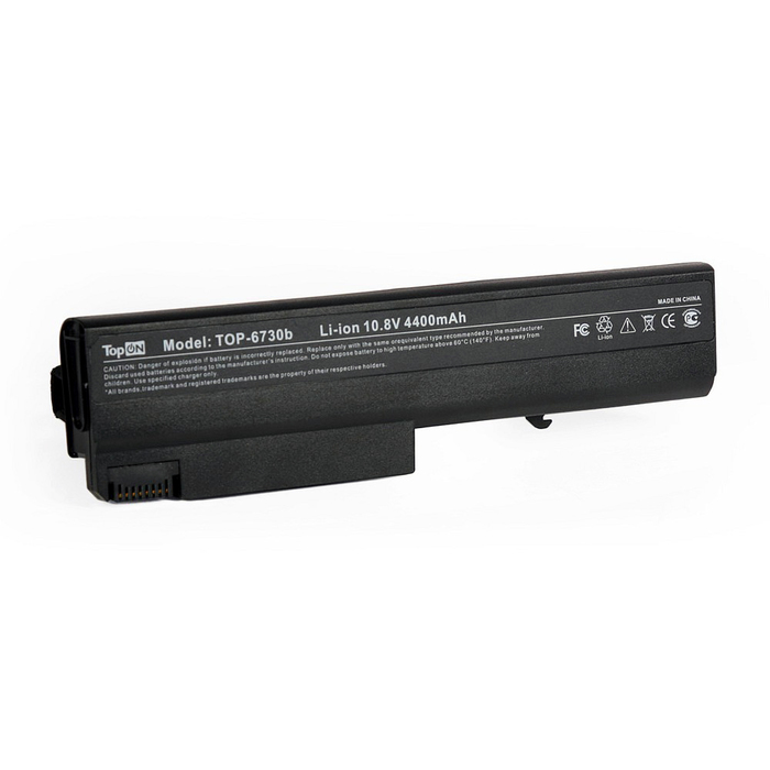 Аккумуляторная батарея TopON для HP Compaq ProBook 6440b/6445b/6450b/6530b/6535b/6540b/6545b/6550b/6555b/6730b/6735b/6930p, EliteBook 8440p/8440w, 10.8V 4400mAh, PN:KU531AA (TOP-6730b) б/у, отказ от покупки, следы монтажа