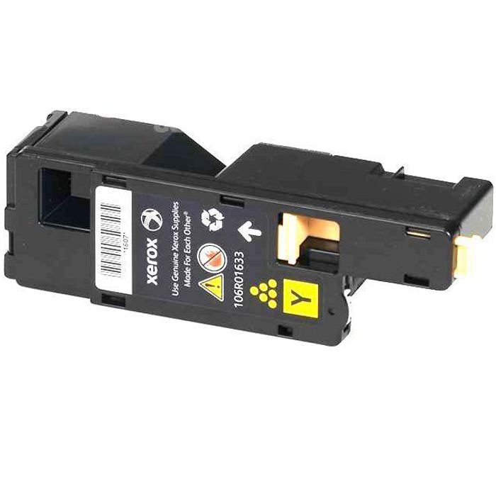 

Картридж лазерный Xerox 106R01633, желтый, 1000 страниц, оригинальный для Xerox Phaser 6000, 3010, WorkCentre 6015, 106R01633