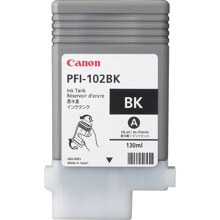 Картридж Canon PFI-102BK (0895B001), черный, 130 мл