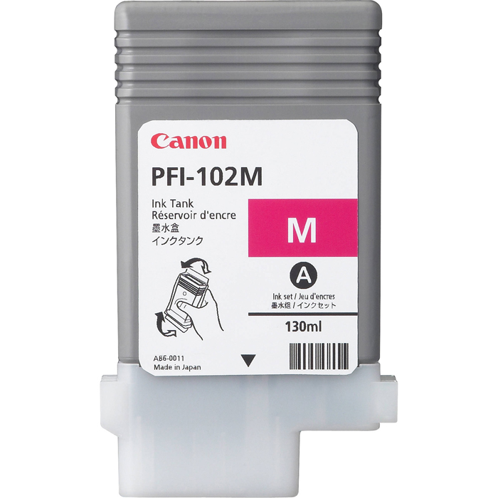 Картридж Canon PFI-102M (0897B001), пурпурный, 130 мл