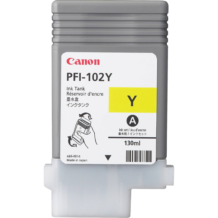 

Картридж струйный Canon PFI-102Y (0898B001), желтый, оригинальный, объем 130 мл для Canon Canon imagePROGRAF-iPF500 / iPF510 / iPF600 / iPF605 / iPF610 / iPF650 / iPF655 / iPF700 / iPF710 / iPF720 / iPF750 / iPF755 / iPF760 / iPF765 / LP17 / LP24, PFI-102