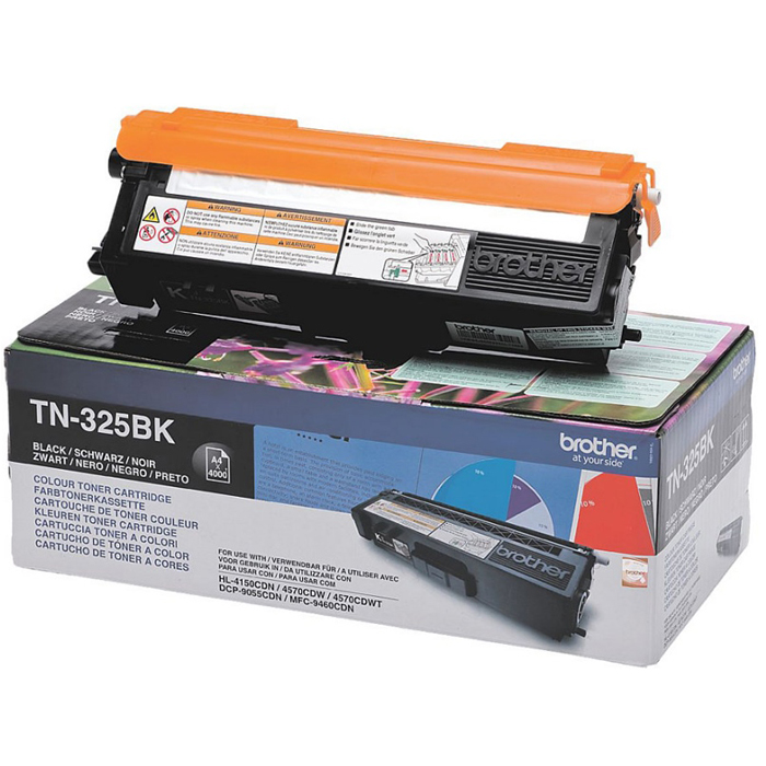 

Картридж лазерный Brother TN325BK, черный, 4000 страниц, оригинальный для HL-4140CN, HL-4150CDN, HL-4570CDW, HL-4570CDWT, DCP-9055CDN, DCP-9270CDN, MFC-9460CDN, MFC-9465CDN, MFC-9970CDW, TN325BK
