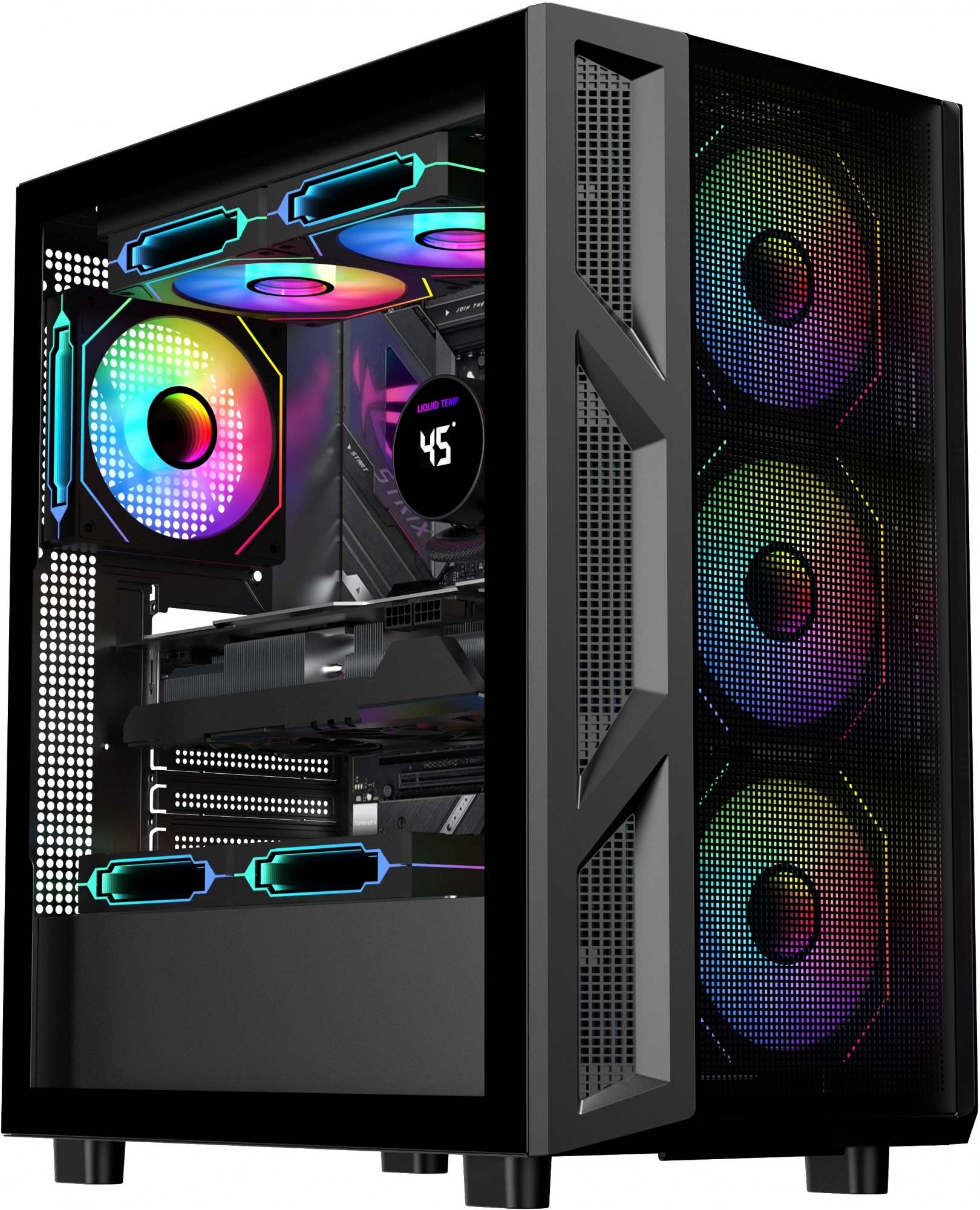 

Корпус GMNG GG-CC102, ATX, Midi-Tower, USB 3.0, черный, без БП (GG-CC102), GG-CC102